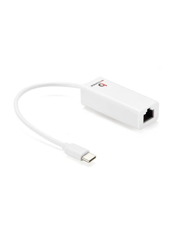 Bitcorez RJ45 Lan Converter Adapter Cable, USB Type-C Male to RJ45 Lan for USB Type-C, White
Bitcorez RJ45 Lan Converter Adapter Cable, USB Type-C Male to RJ45 Lan for USB Type-C, White