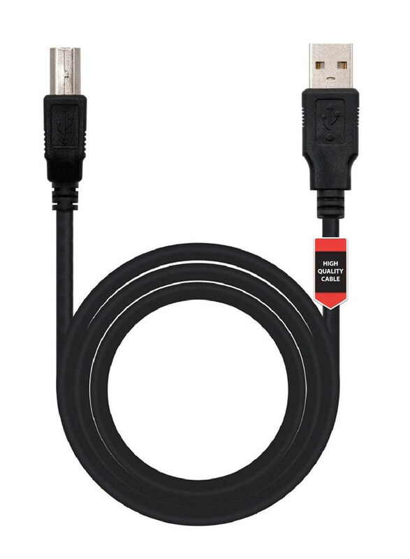 Bitcorez 1.8-Meter USB Printer Cable, USB 2.0 to USB Type B for Printer, Black
Bitcorez 1.8-Meter USB Printer Cable, USB 2.0 to USB Type B for Printer, Black