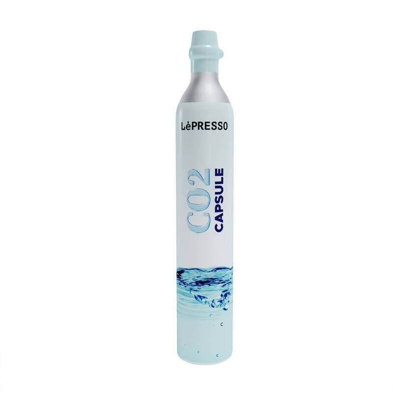 LePresso CO2 Capsule with 0.6L Capacity Aluminum Alloy Material Turns Water Into Sparkling Water in Seconds Easy Install and Usage Compact Silver
LePresso CO2 Capsule with 0.6L Capacity Aluminum Alloy Material Turns Water Into Sparkling Water in Seconds Easy Install and Usage Compact Silver