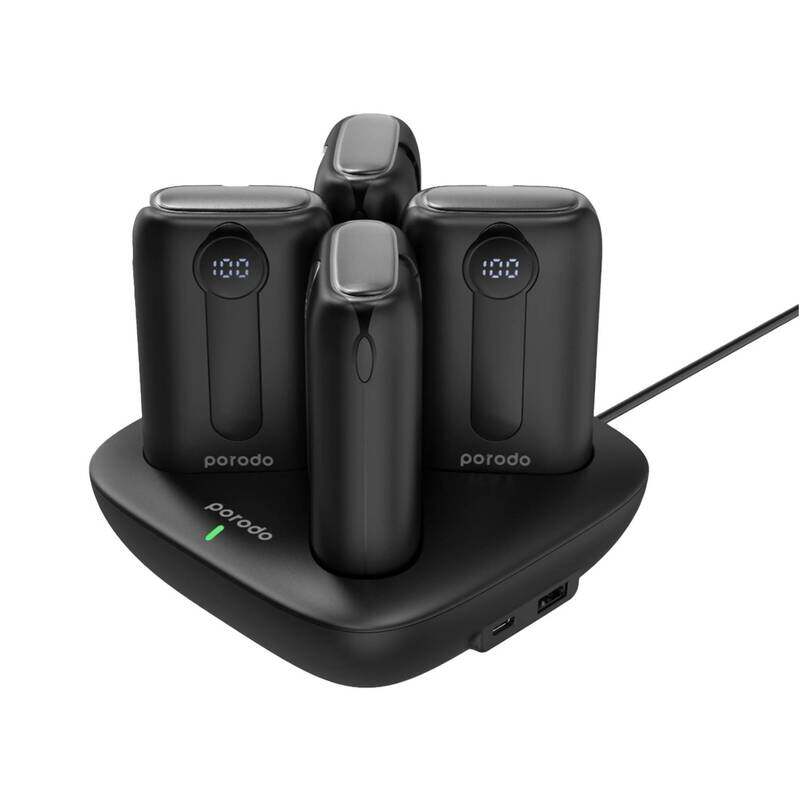Porodo 4 in 1 Station 10000mAh Power Bank Lithium Ion Fast Charging Portable Battery Powered 2 Hours Charge Time 3 Pin UK Plug Digital Display Black
Porodo 4 in 1 Station 10000mAh Power Bank Lithium Ion Fast Charging Portable Battery Powered 2 Hours Charge Time 3 Pin UK Plug Digital Display Black