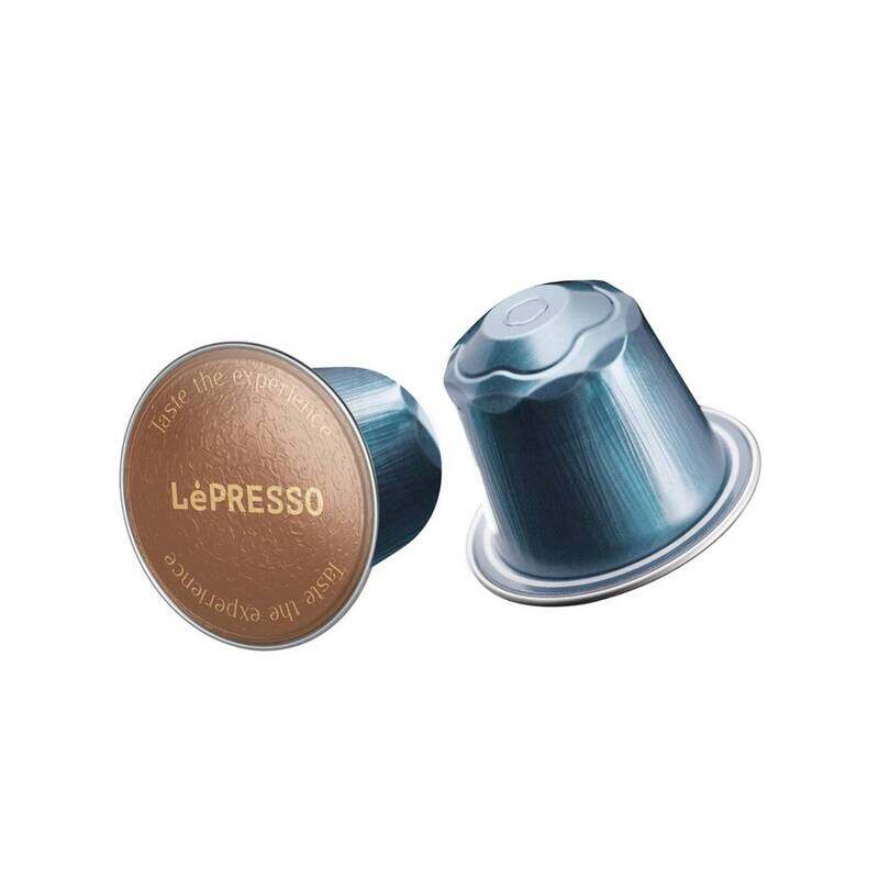 LePresso Aluminum Capsules for Nespresso, Dark Roast, 70% Arabica, 30% Robusta Blend, Intensity Level 11, Dark Chocolate & Earthy Aroma, 10 Capsules,
LePresso Aluminum Capsules for Nespresso, Dark Roast, 70% Arabica, 30% Robusta Blend, Intensity Level 11, Dark Chocolate & Earthy Aroma, 10 Capsules,