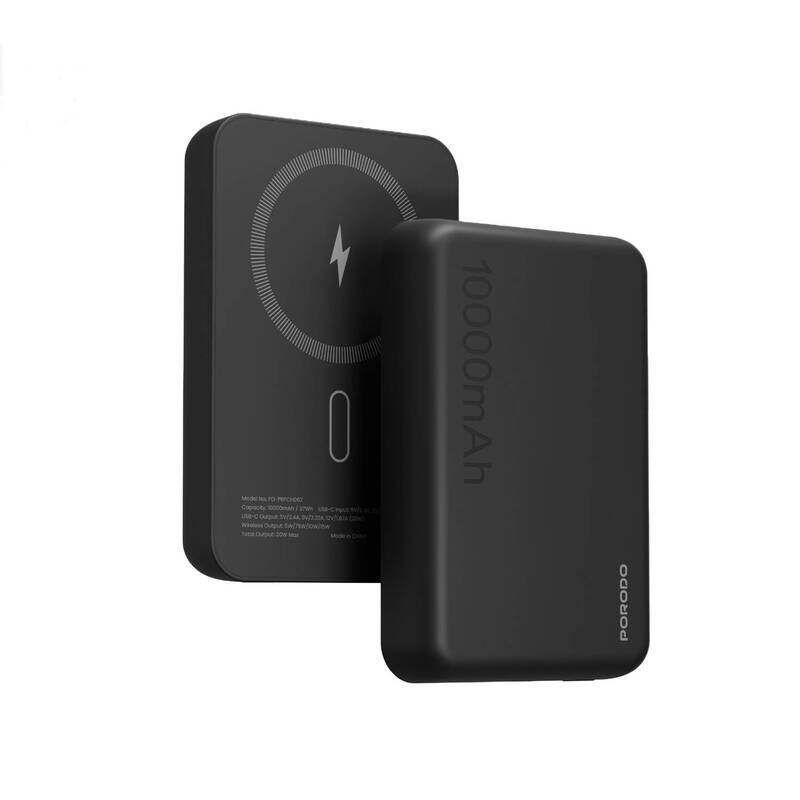 Porodo 10000mAh Magnetic Wireless Power Bank with 15W MagSafe Charging, Type C Input & Output, 20W PD Fast Charging, Multi Device Compatibility, Real
Porodo 10000mAh Magnetic Wireless Power Bank with 15W MagSafe Charging, Type C Input & Output, 20W PD Fast Charging, Multi Device Compatibility, Real