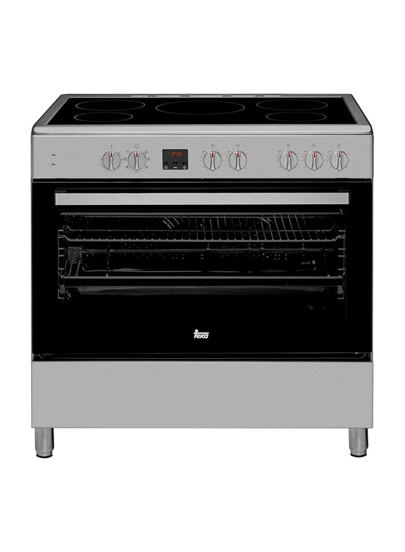 Teka 90cm Free Standing Cooker with VitroCeramic Hob & Multifunction Electric Oven, Fs 903 5Ve, Black
Teka 90cm Free Standing Cooker with VitroCeramic Hob & Multifunction Electric Oven, Fs 903 5Ve, Black