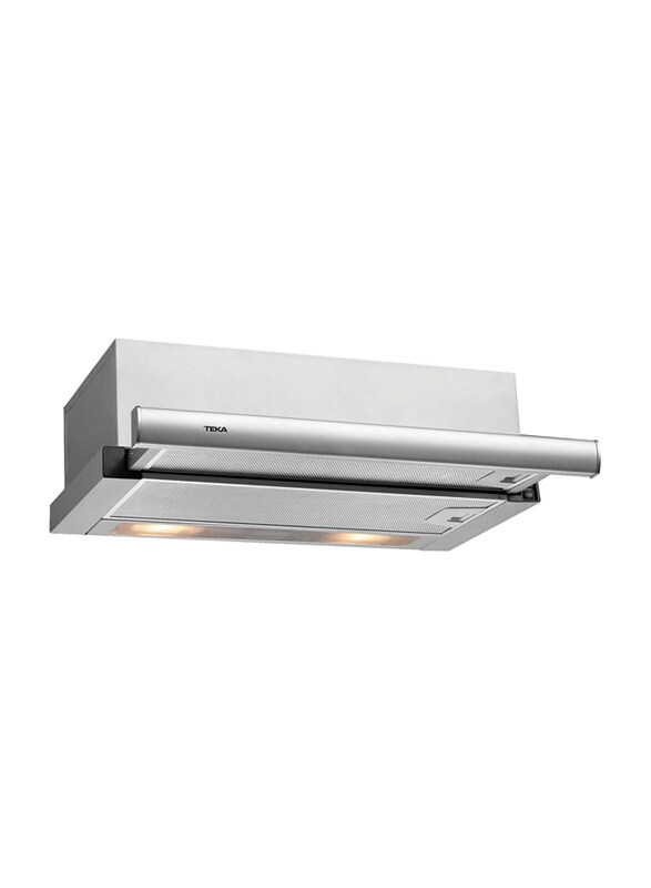 Teka 60cm Pull-Out Cooker Hood with Double Motor Turbine and 2 Speeds, TL 6310 S/STEEL, Silver
Teka 60cm Pull-Out Cooker Hood with Double Motor Turbine and 2 Speeds, TL 6310 S/STEEL, Silver
