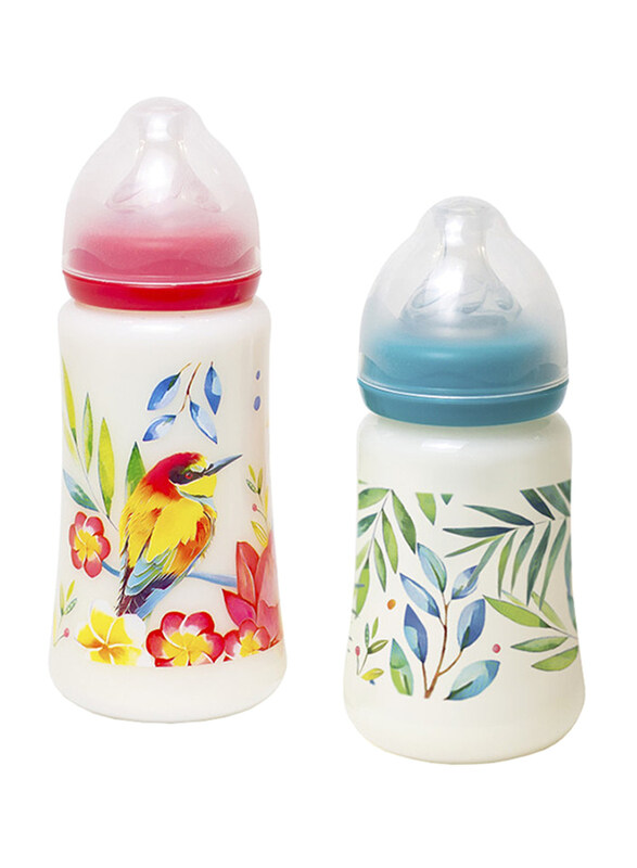 Tommy Lise 2-Piece Blooming Day Baby Feeding Bottle Set, 250ml + 360ml, Multicolor
Tommy Lise 2-Piece Blooming Day Baby Feeding Bottle Set, 250ml + 360ml, Multicolor