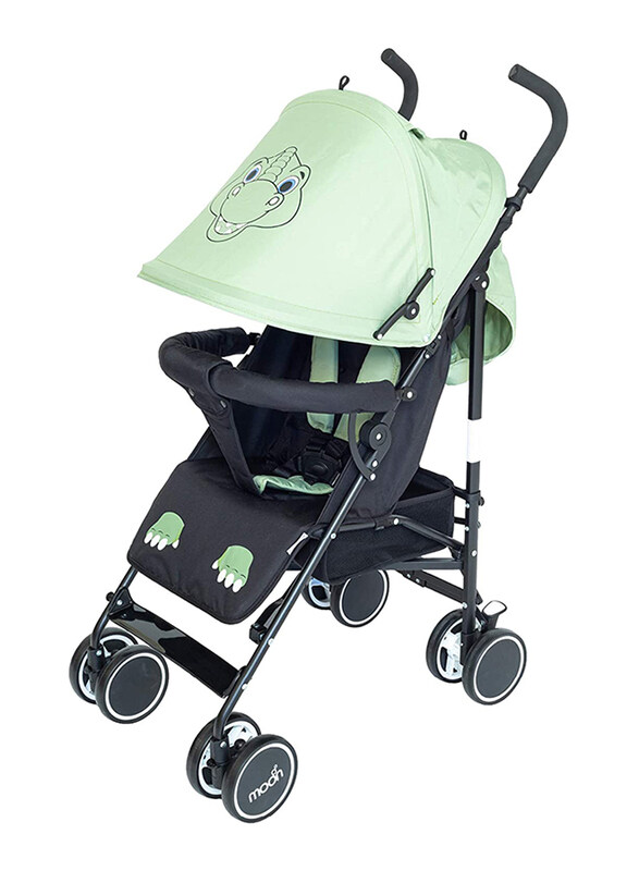 Moon Safari Character Dino Design Extra Large Canopy Single Baby Stroller, 3 Months +, Green/Black
Moon Safari Character Dino Design Extra Large Canopy Single Baby Stroller, 3 Months +, Green/Black