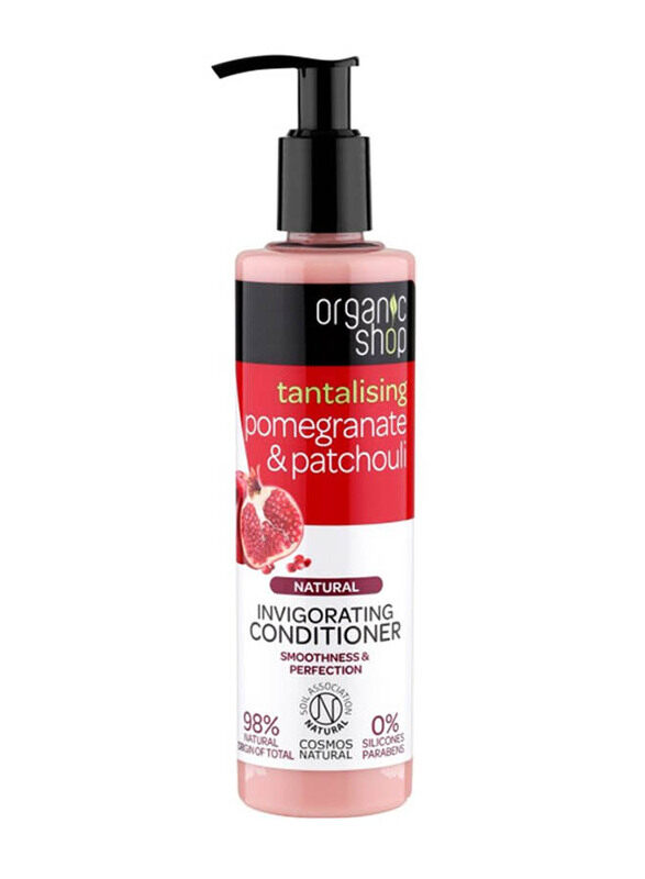 Organic Shop Pomegranate & Patchouli Invigorating Conditioner for All Hair Types, 280ml
Organic Shop Pomegranate & Patchouli Invigorating Conditioner for All Hair Types, 280ml