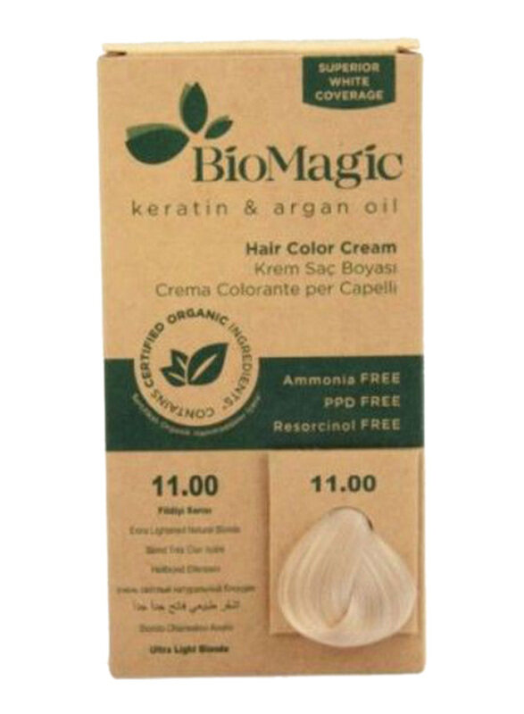 Biomagic Keratin & Argan Oil Permanent Hair Color Cream Set - 11/00 Extra Light Natural Blonde
Biomagic Keratin & Argan Oil Permanent Hair Color Cream Set - 11/00 Extra Light Natural Blonde