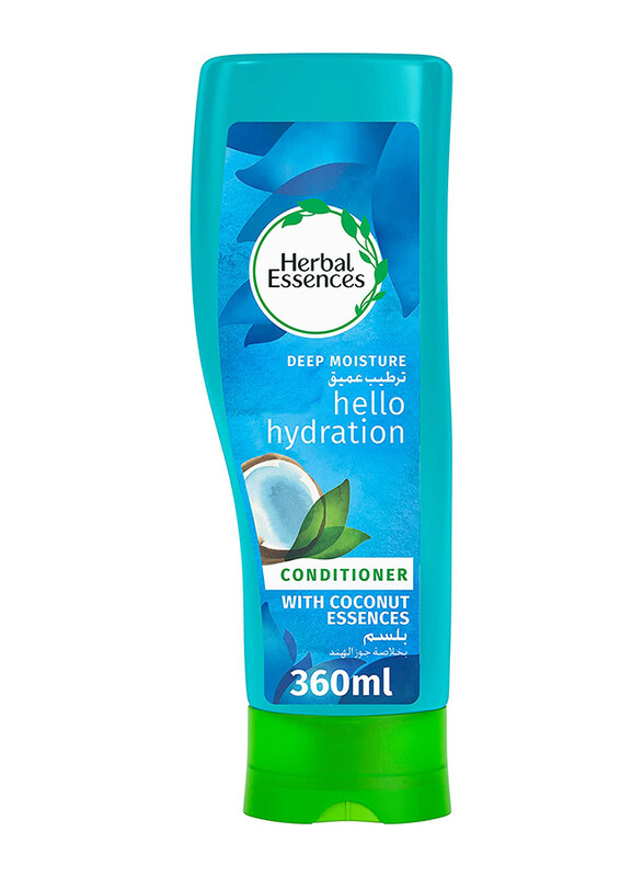 Herbal Essences Hello Hydration Moisturizing Conditioner with Coconut Essences - 360 ml
Herbal Essences Hello Hydration Moisturizing Conditioner with Coconut Essences - 360 ml