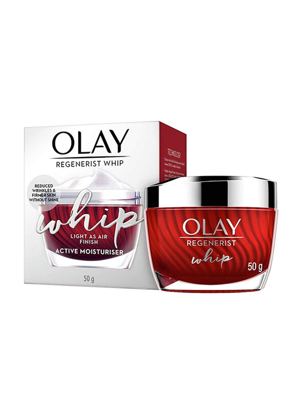 Olay Regenerist Whip Lightweight Face Moisturizer Without Greasiness with Hyaluronic Acid - 50 ml
Olay Regenerist Whip Lightweight Face Moisturizer Without Greasiness with Hyaluronic Acid - 50 ml