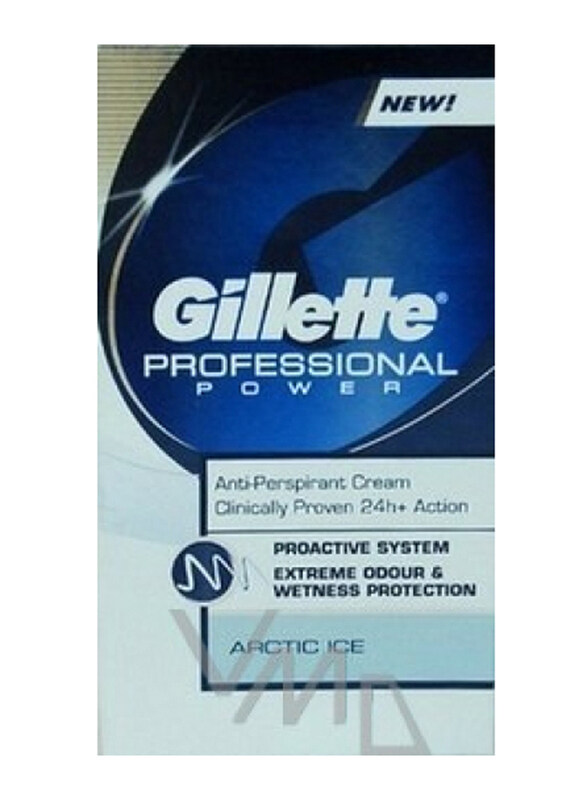 Gillette Professional Power Arctic Ice Antiperspirant Deodorant Stick for Men, 45ml
Gillette Professional Power Arctic Ice Antiperspirant Deodorant Stick for Men, 45ml