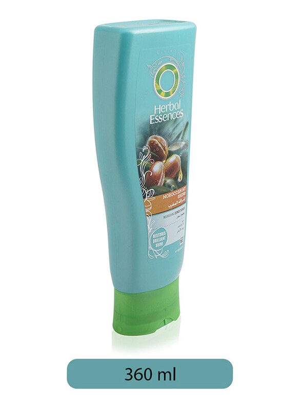 Herbal Essences Moroccan My Shine Nourishing Conditioner with Argan Oil for All Hair Types, 360ml
Herbal Essences Moroccan My Shine Nourishing Conditioner with Argan Oil for All Hair Types, 360ml