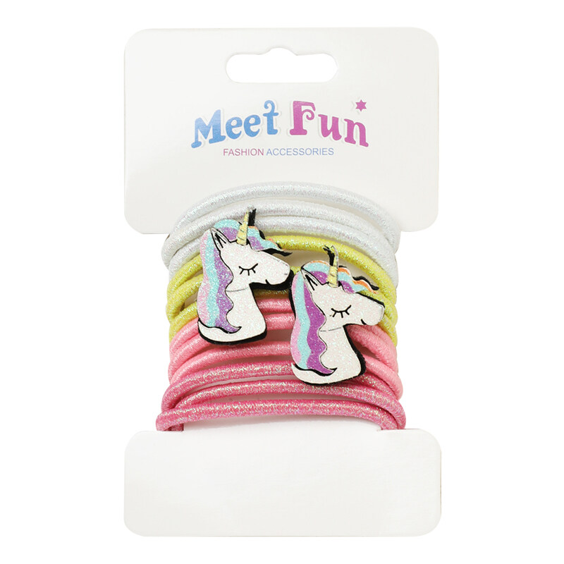 Meet Fun Unicorn Shape Hair Rubber Band for All Hair Types, BK19020A, Multicolour
Meet Fun Unicorn Shape Hair Rubber Band for All Hair Types, BK19020A, Multicolour