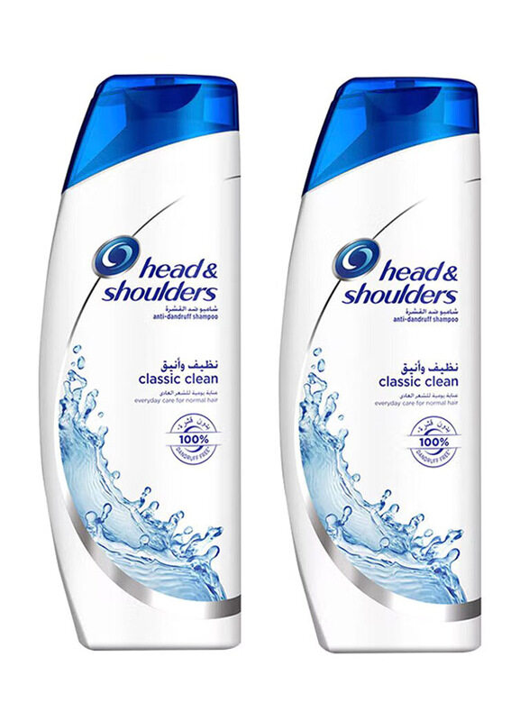 Head & Shoulders Classic Clean Anti Dandruff Shampoo for Anti Dandruff, 400ml, 2 Pieces
Head & Shoulders Classic Clean Anti Dandruff Shampoo for Anti Dandruff, 400ml, 2 Pieces