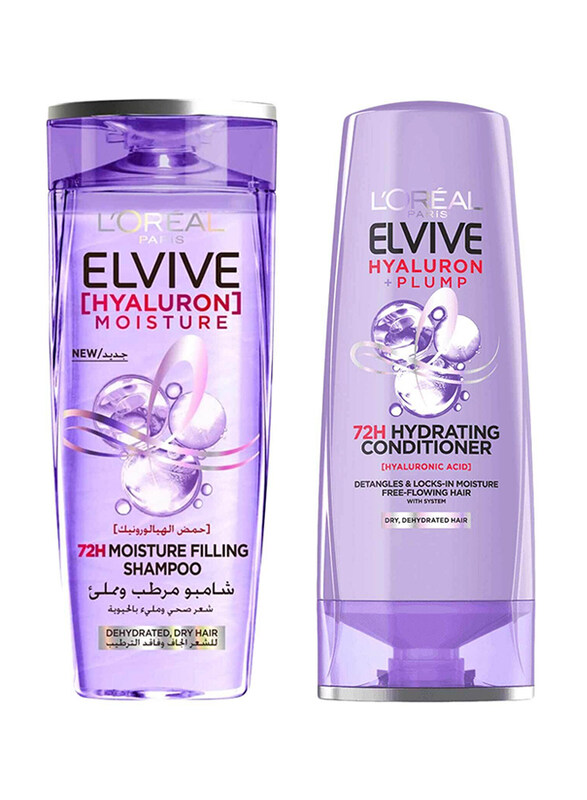 L'Oréal Paris Loreal Paris Hyaluron Moisture Shampoo with Conditioner - 400 ml + 400 ml
L'Oréal Paris Loreal Paris Hyaluron Moisture Shampoo with Conditioner - 400 ml + 400 ml