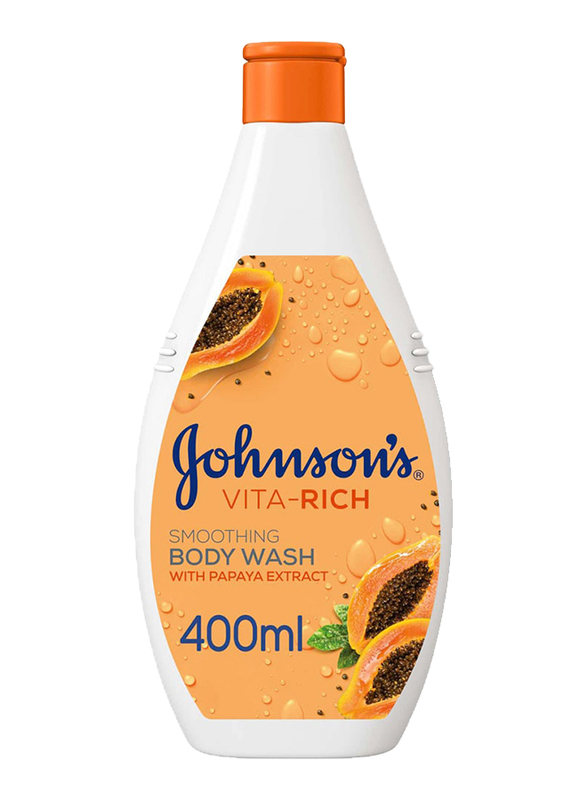 

Johnson's Vita-Rich Smoothing Body Wash with Papaya Extract, 400ml