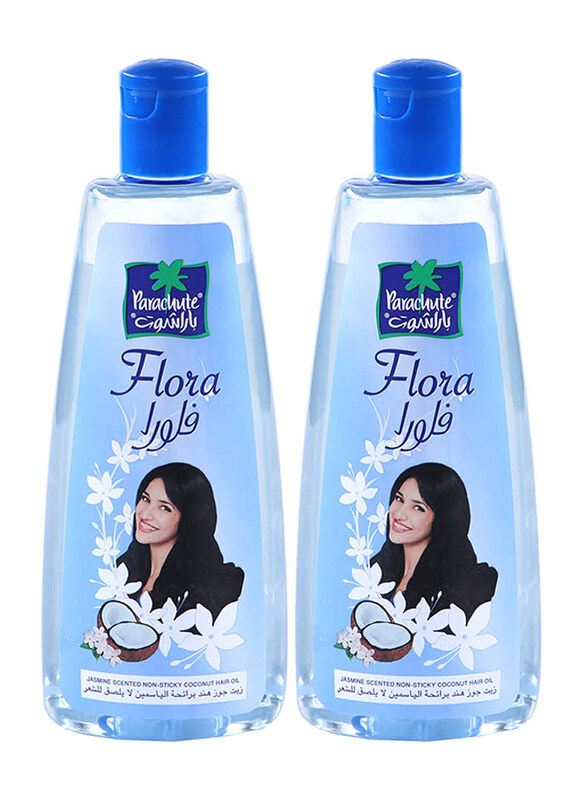Parachute Flora Jasmine-Scented Coconut Hair Oil for All Hair Types, 300ml, 2 Piece
Parachute Flora Jasmine-Scented Coconut Hair Oil for All Hair Types, 300ml, 2 Piece