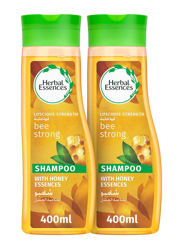 Herbal Essences Bee Strong Strengthening Shampoo with Honey for All Hair Types, 2 x 400 ml
Herbal Essences Bee Strong Strengthening Shampoo with Honey for All Hair Types, 2 x 400 ml