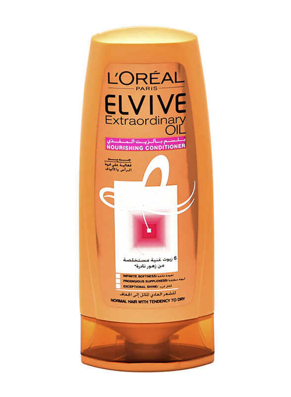 L'Oréal Paris L'Oreal Paris Elvive Nourishing Oil Tendency To Dry Normal Hair Conditioner for Damaged Hair, 200ml
L'Oréal Paris L'Oreal Paris Elvive Nourishing Oil Tendency To Dry Normal Hair Conditioner for Damaged Hair, 200ml
