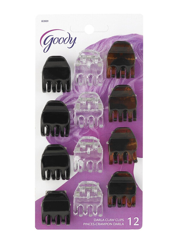 Goody Classics Small Hair Claw Clip Set for All Hair Types, Multicolour, 12 Pieces
Goody Classics Small Hair Claw Clip Set for All Hair Types, Multicolour, 12 Pieces