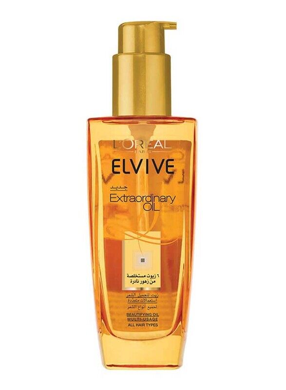 L'Oréal Paris L'Oreal Paris Elvive Extraordinary Oil Treatment for All Hair Types, 100ml
L'Oréal Paris L'Oreal Paris Elvive Extraordinary Oil Treatment for All Hair Types, 100ml