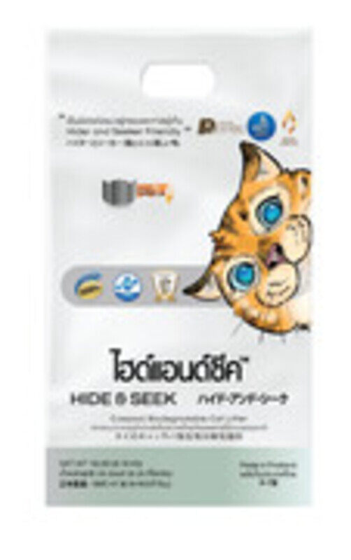 Hide & Seek CASSAVA CAT LITTER. Biodegradable and Flushable. Creamy Vanilla fragance (18 Lb - 8.16 Kg). Made in Thailand
Hide & Seek CASSAVA CAT LITTER. Biodegradable and Flushable. Creamy Vanilla fragance (18 Lb - 8.16 Kg). Made in Thailand