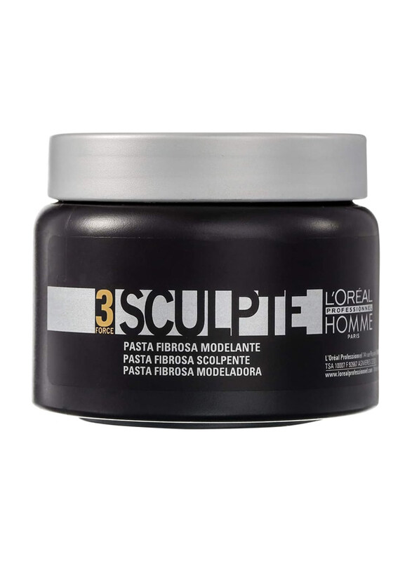 L'Oreal Paris Professionnel Homme Force 3 Sculpte Sculpting Fibre Paste for All Hair Types, 150ml
L'Oreal Paris Professionnel Homme Force 3 Sculpte Sculpting Fibre Paste for All Hair Types, 150ml
