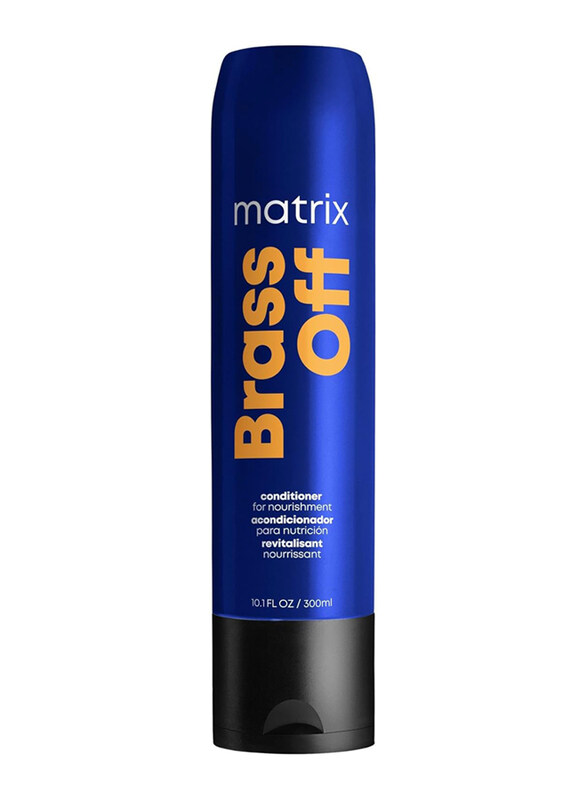 Matrix Total Results Brass Off Brunette Toning Blue Conditioner for All Hair Types, 300ml
Matrix Total Results Brass Off Brunette Toning Blue Conditioner for All Hair Types, 300ml