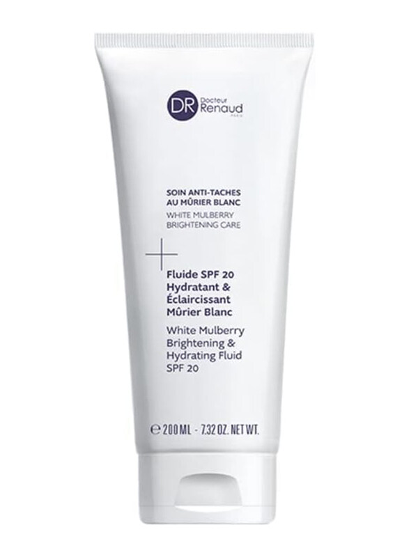Dr. Renaud Dr Renaud White Mulberry Unifying Brightening & Hydrating Fluid SPF 20 Face Cream, 200ml
Dr. Renaud Dr Renaud White Mulberry Unifying Brightening & Hydrating Fluid SPF 20 Face Cream, 200ml