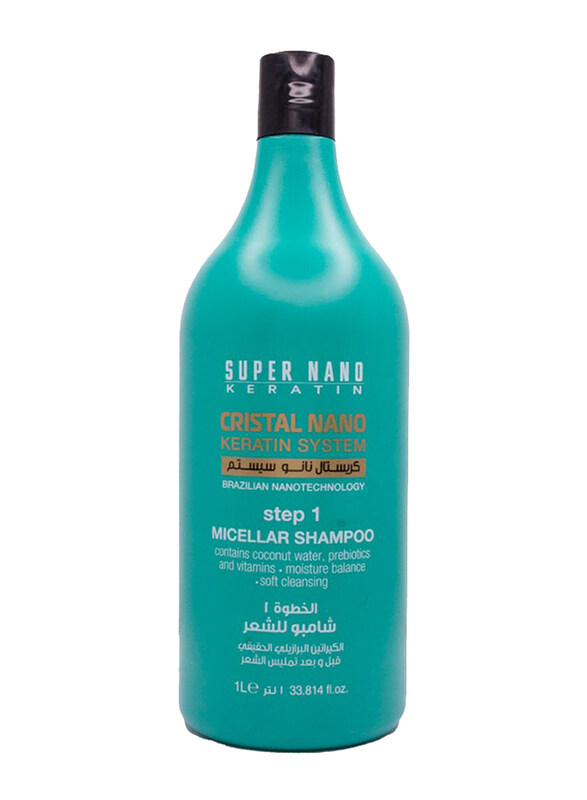 Super Nano Keratin Cristal Brazilian Nano Technology Keratin Kit for Curly Hair, 3 x 1 Litre
Super Nano Keratin Cristal Brazilian Nano Technology Keratin Kit for Curly Hair, 3 x 1 Litre