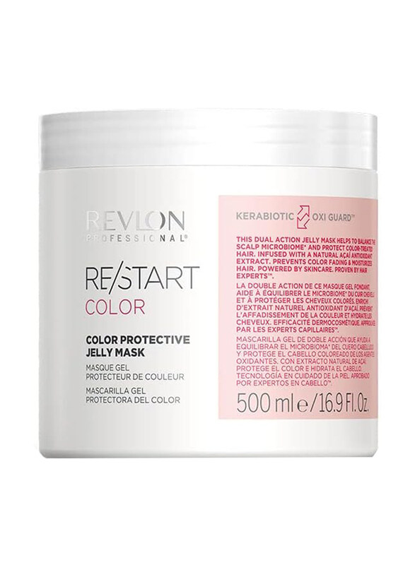 Revlon Professional Restart Color Protective Jelly Mask for All Hair Types, 500ml
Revlon Professional Restart Color Protective Jelly Mask for All Hair Types, 500ml