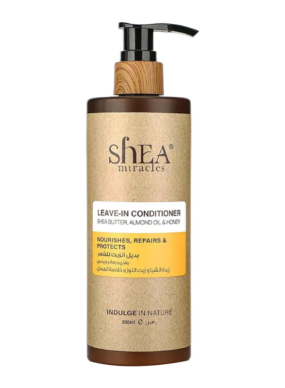 Shea Miracles Shea Butter, Almond Oil & Honey Leave In Conditioner for All Hair Types, 300ml
Shea Miracles Shea Butter, Almond Oil & Honey Leave In Conditioner for All Hair Types, 300ml
