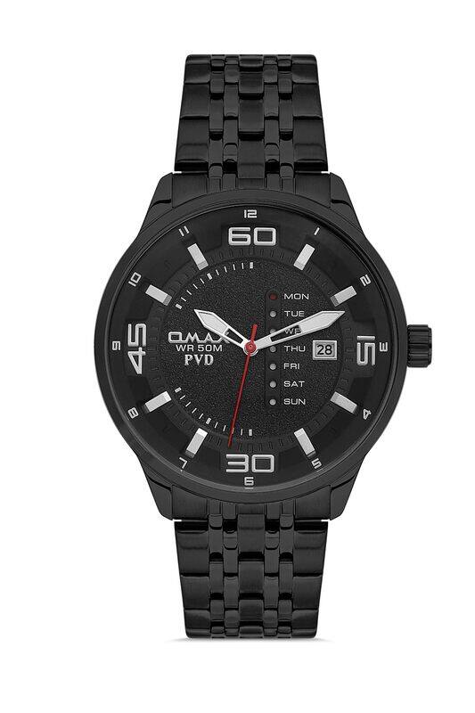 Omax Original Watches for Men Full Black Stainless Steel Strap 41mm Round Shape Analog Wrist Watch For Men's 100% Waterproof Business Casual Wear Gift
Omax Original Watches for Men Full Black Stainless Steel Strap 41mm Round Shape Analog Wrist Watch For Men's 100% Waterproof Business Casual Wear Gift