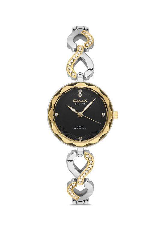 Omax Original Watches for Women Full Gold Stainless Steel Classic Strap 31mm Black Crystal Round Shape Analog Wrist Watch Women 100% Waterproof Busine
Omax Original Watches for Women Full Gold Stainless Steel Classic Strap 31mm Black Crystal Round Shape Analog Wrist Watch Women 100% Waterproof Busine