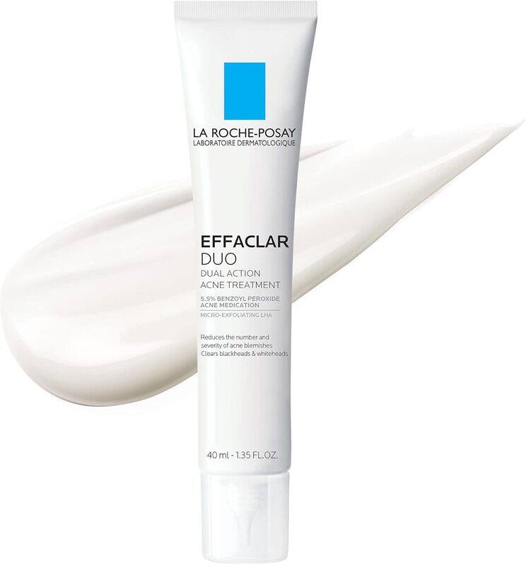 La Roche-Posay Effaclar Duo Dual Action Acne Spot Treatment Cream with Benzoyl Peroxide Acne Treatment, Blemish Cream for Acne and Blackheads, Safe Fo
La Roche-Posay Effaclar Duo Dual Action Acne Spot Treatment Cream with Benzoyl Peroxide Acne Treatment, Blemish Cream for Acne and Blackheads, Safe Fo