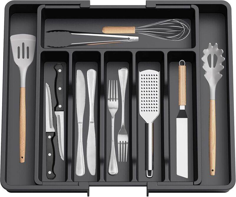 Cozy Nest Adjustable Cutlery Storage Holder, Expandable Tableware & Silverware Organizer BPA Free Drawer Tray for Utensils, Space Saving with Dividers for Spoon
Cozy Nest Adjustable Cutlery Storage Holder, Expandable Tableware & Silverware Organizer BPA Free Drawer Tray for Utensils, Space Saving with Dividers for Spoon