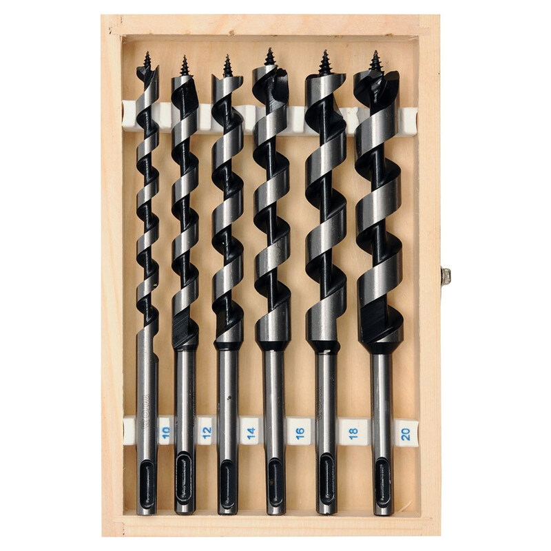 YATO Auger Wood Drill Bit 6Pcs Set 200mm (10-12-14-16-18-20mm) YT-3300
YATO Auger Wood Drill Bit 6Pcs Set 200mm (10-12-14-16-18-20mm) YT-3300