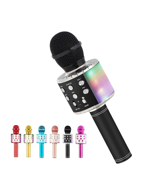 Generic Portable 5-in-1 Wireless Bluetooth Karaoke Microphone with LED Lights, Ages 5+
Generic Portable 5-in-1 Wireless Bluetooth Karaoke Microphone with LED Lights, Ages 5+