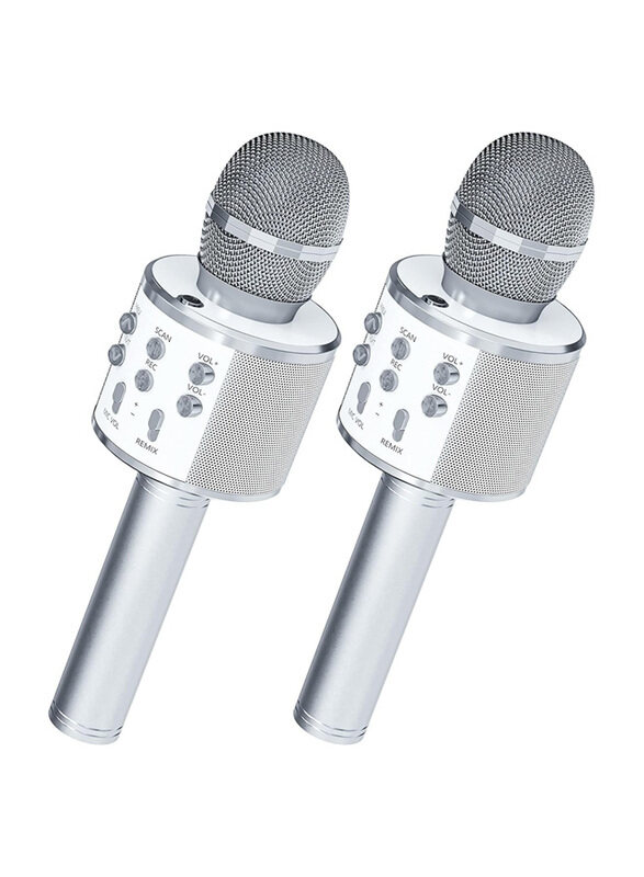 Generic Wireless Portable Handheld Mic Bluetooth Karaoke Microphone for Singing, 2 Pieces, Ages 5+
Generic Wireless Portable Handheld Mic Bluetooth Karaoke Microphone for Singing, 2 Pieces, Ages 5+