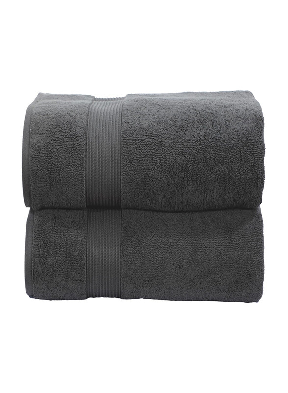 Sapphire Collection 100% Cotton Jumbo Extra Large Bath Towels Set, 600 GSM Ring Spun, 90 x 180cm, 2 Piece Ultra Soft, Grey
Sapphire Collection 100% Cotton Jumbo Extra Large Bath Towels Set, 600 GSM Ring Spun, 90 x 180cm, 2 Piece Ultra Soft, Grey