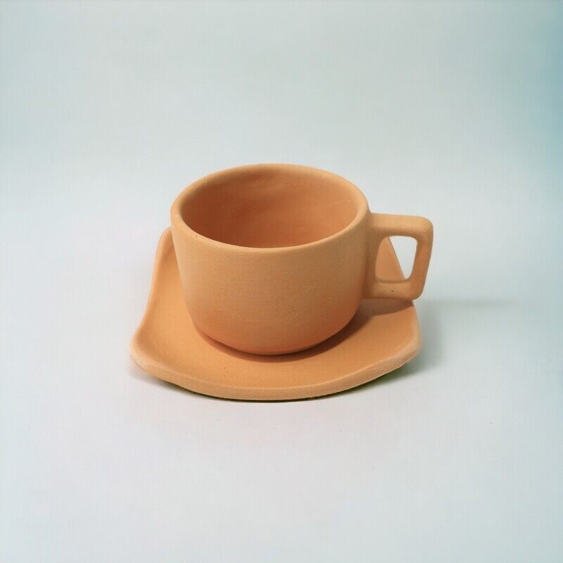 ARK Naturals Clay Cup and Square Saucer set of 6 Pieces. 100% Organic and Handmade
ARK Naturals Clay Cup and Square Saucer set of 6 Pieces. 100% Organic and Handmade