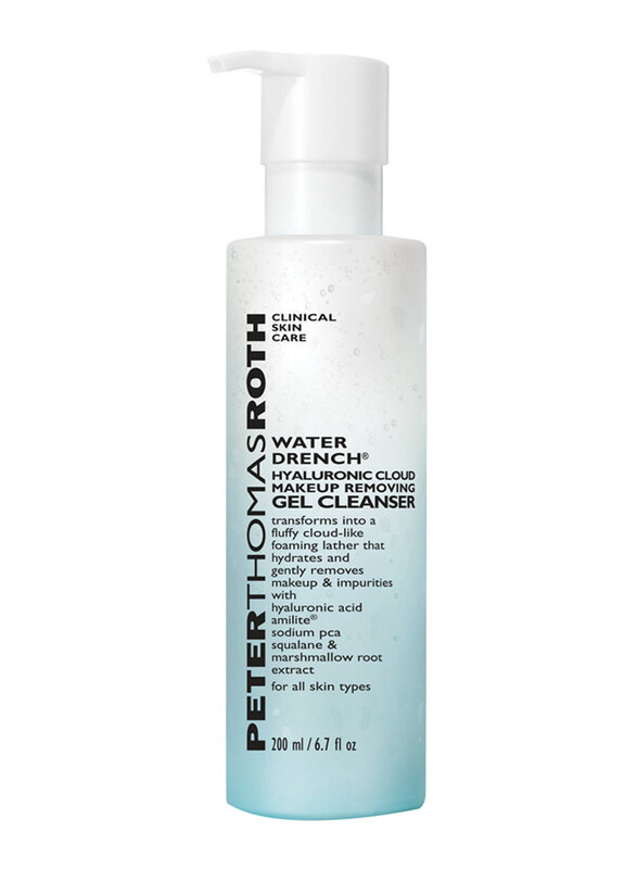 Peter Thomas Roth Water Drench Hyaluronic Cloud Makeup Removing Gel Cleanser, 200ml
Peter Thomas Roth Water Drench Hyaluronic Cloud Makeup Removing Gel Cleanser, 200ml
