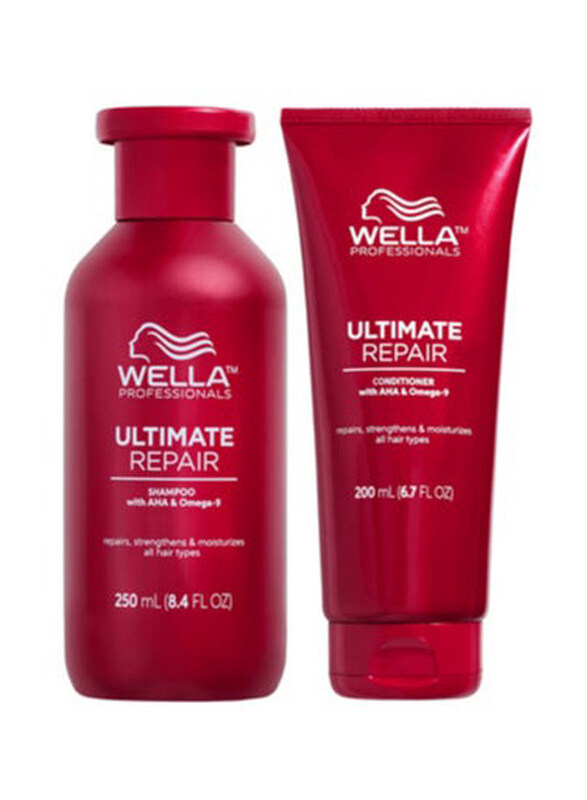 Wella Professionals Ultimate Repair Shampoo And Conditioner for All Hair Types, 2 Pieces
Wella Professionals Ultimate Repair Shampoo And Conditioner for All Hair Types, 2 Pieces