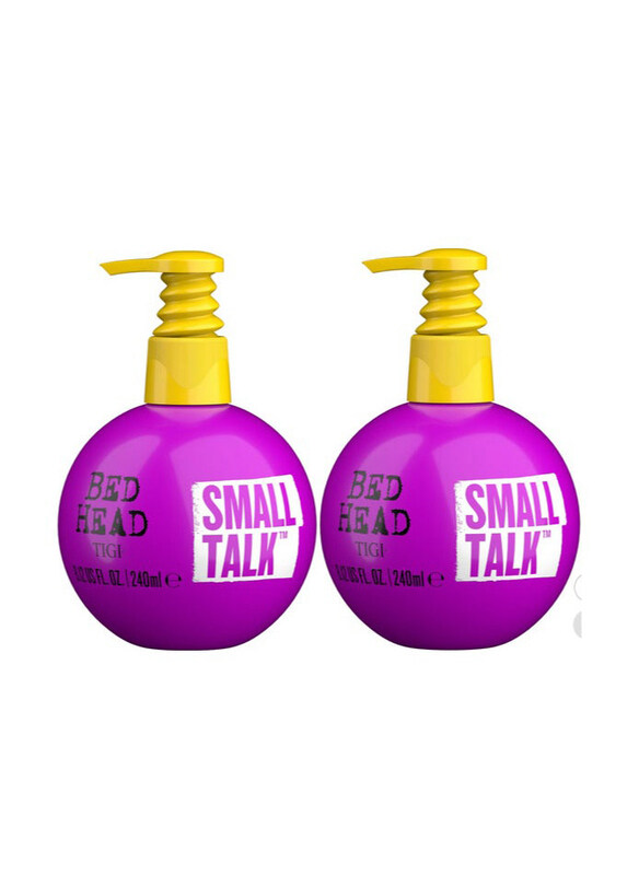 Tigi Bed Head Small Talk Duo Hair Thickening Cream for All Hair Types, 240ml, 2 Piece
Tigi Bed Head Small Talk Duo Hair Thickening Cream for All Hair Types, 240ml, 2 Piece