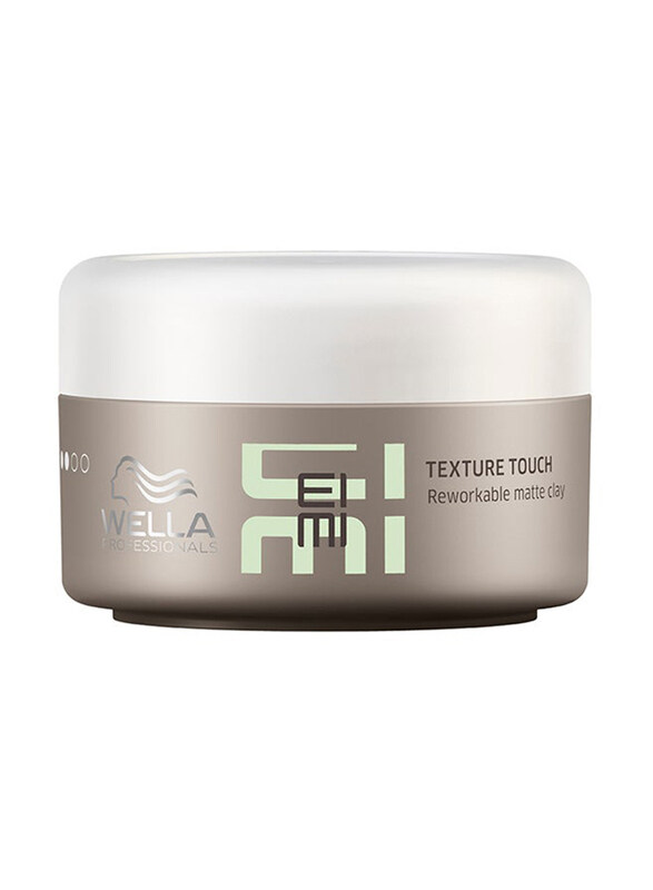 Eimi Professionals Texture Touch Hair Styling Clay Clear for All Hair Types, 75ml
Eimi Professionals Texture Touch Hair Styling Clay Clear for All Hair Types, 75ml
