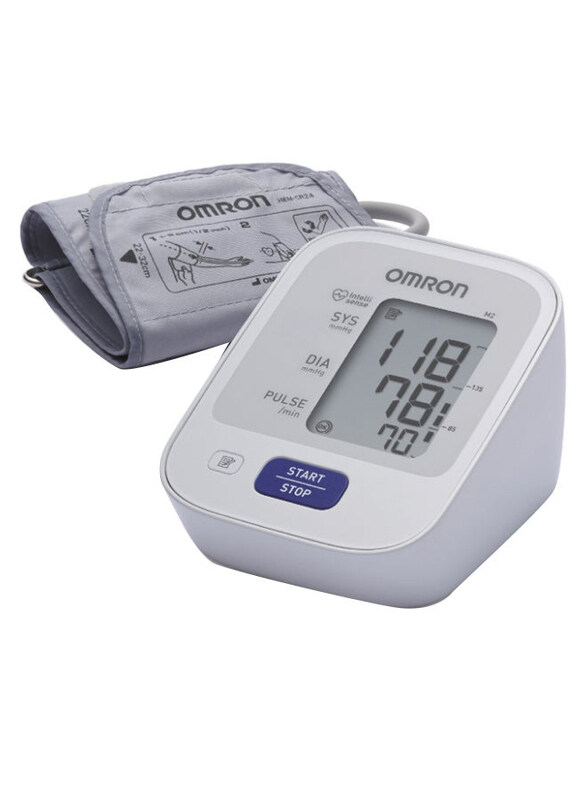 Omron M2 Basic Automatic Upper Arm Blood Pressure Monitor, M2 HEM -7121- E, White
Omron M2 Basic Automatic Upper Arm Blood Pressure Monitor, M2 HEM -7121- E, White