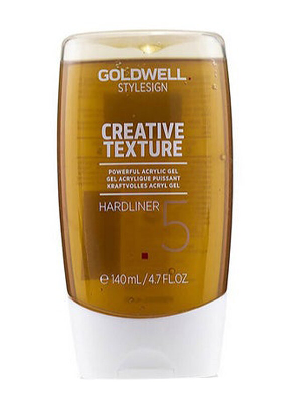 Goldwell Stylesign Creative Texture Hardliner Acrylic Gel for All Hair Types, 140ml
Goldwell Stylesign Creative Texture Hardliner Acrylic Gel for All Hair Types, 140ml