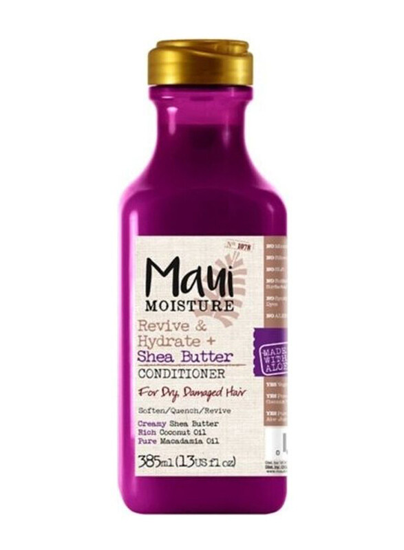 Maui Moisture Revive & Hydrate + Shea Butter Conditioner for All Hair Types, 385ml
Maui Moisture Revive & Hydrate + Shea Butter Conditioner for All Hair Types, 385ml