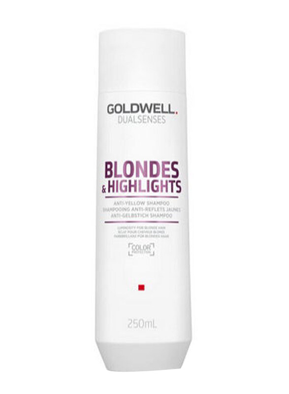 Goldwell Dualsenses Blonde & Highlights Anti-Yellow Shampoo for Coloured Hair, 250ml
Goldwell Dualsenses Blonde & Highlights Anti-Yellow Shampoo for Coloured Hair, 250ml
