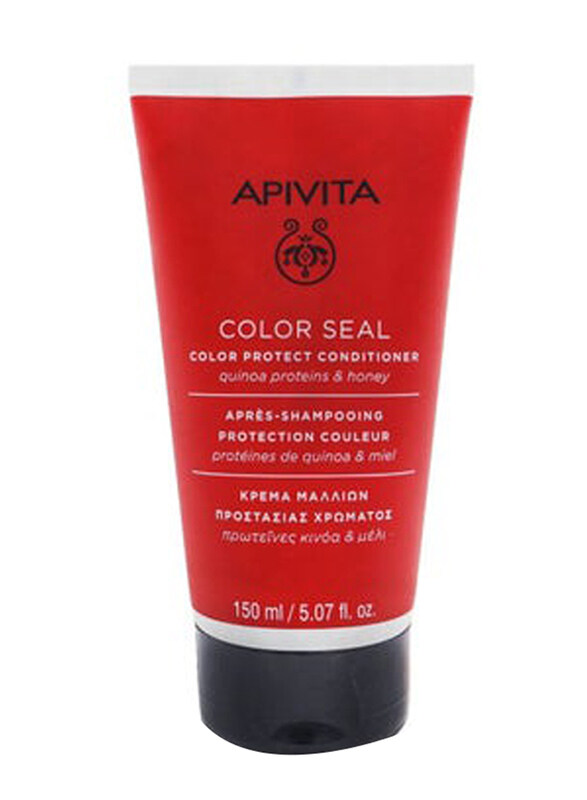Apivita Colour Seal Colour Protect Conditioner with Quinoa Proteins & Honey for Coloured Hair, 150ml
Apivita Colour Seal Colour Protect Conditioner with Quinoa Proteins & Honey for Coloured Hair, 150ml